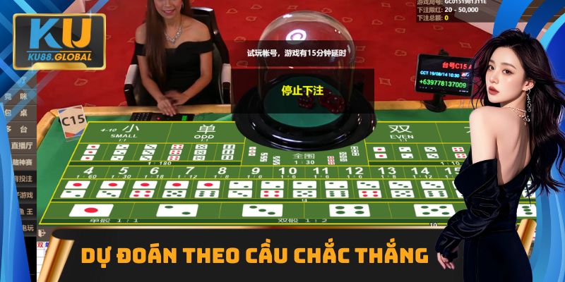 Kinh Nghiệm Chơi Sicbo Bất Bại Giúp Thắng Đậm tới 99% 2 Dự đoán kết quả ván game theo cầu chắc thắng